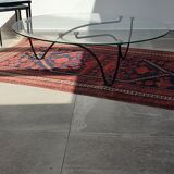 Tapis ancien noué main en laine