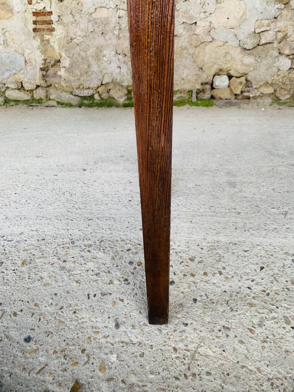 Wooden farmhouse console, circa 40's/50's