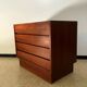 Vintage teak chest of drawers Scandinavian style 70s