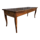 Table de ferme ancienne de style Louis XV avec 2 tiroirs