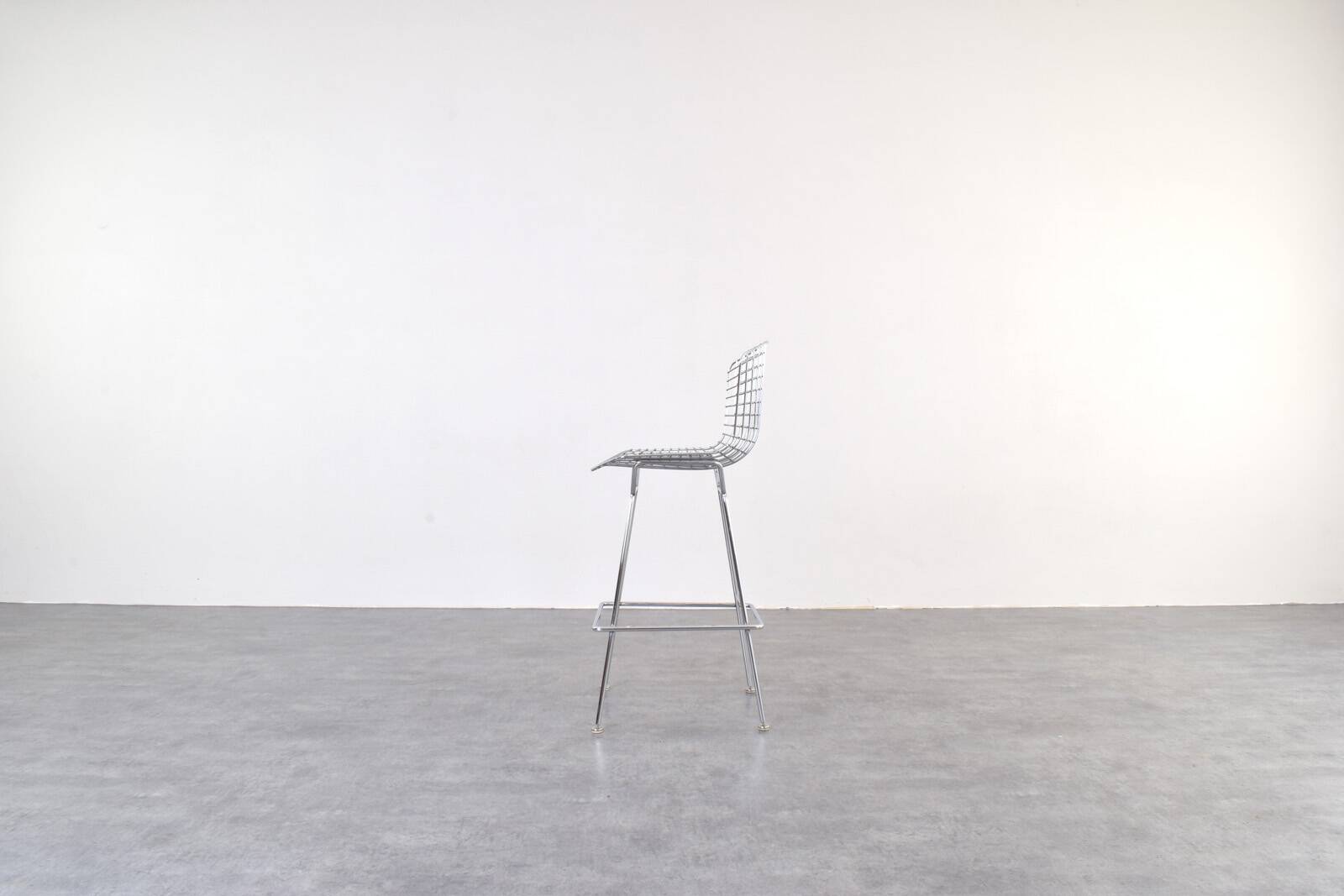 Vintage Bar Stools by Harry Bertoia for Knoll International, 1970s, Set of