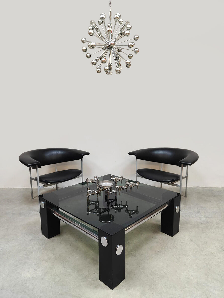 Dutch vintage design Meander Gamma lounge chairs Rudolf Wolf, Gaasbeek & Van Tiel