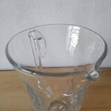 Pichet à eau en cristal taillé ancien