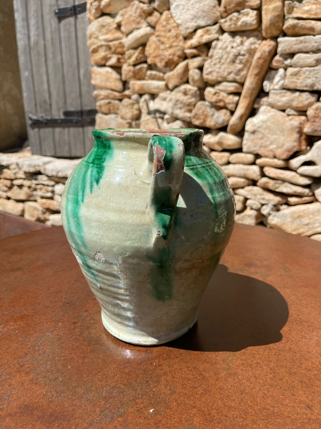 Clay pottery jar from the 1920s.