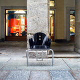 Set of three postmodern armchairs Italy 70