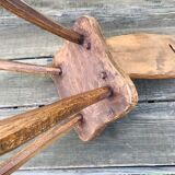 Brutalist chair old cottage