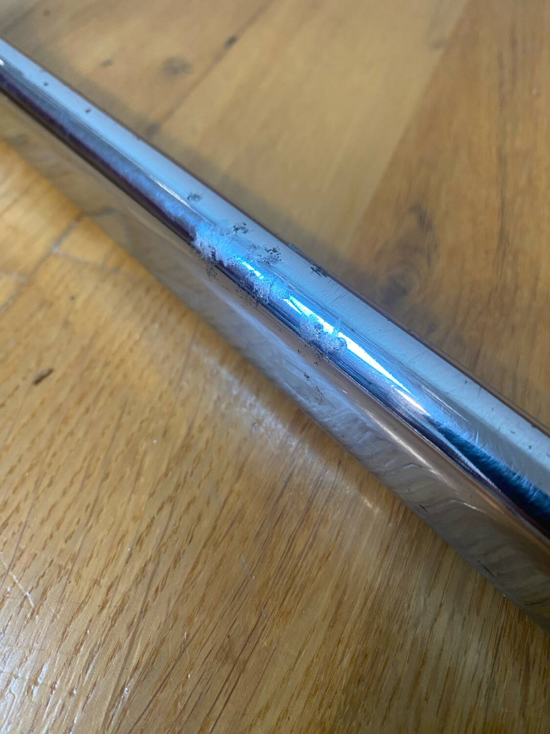 Vintage Rinaldi style chrome metal chair