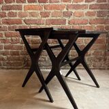 Nesting tables in rosewood, Denmark 1960