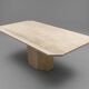 Large travertine table from the 1980s.