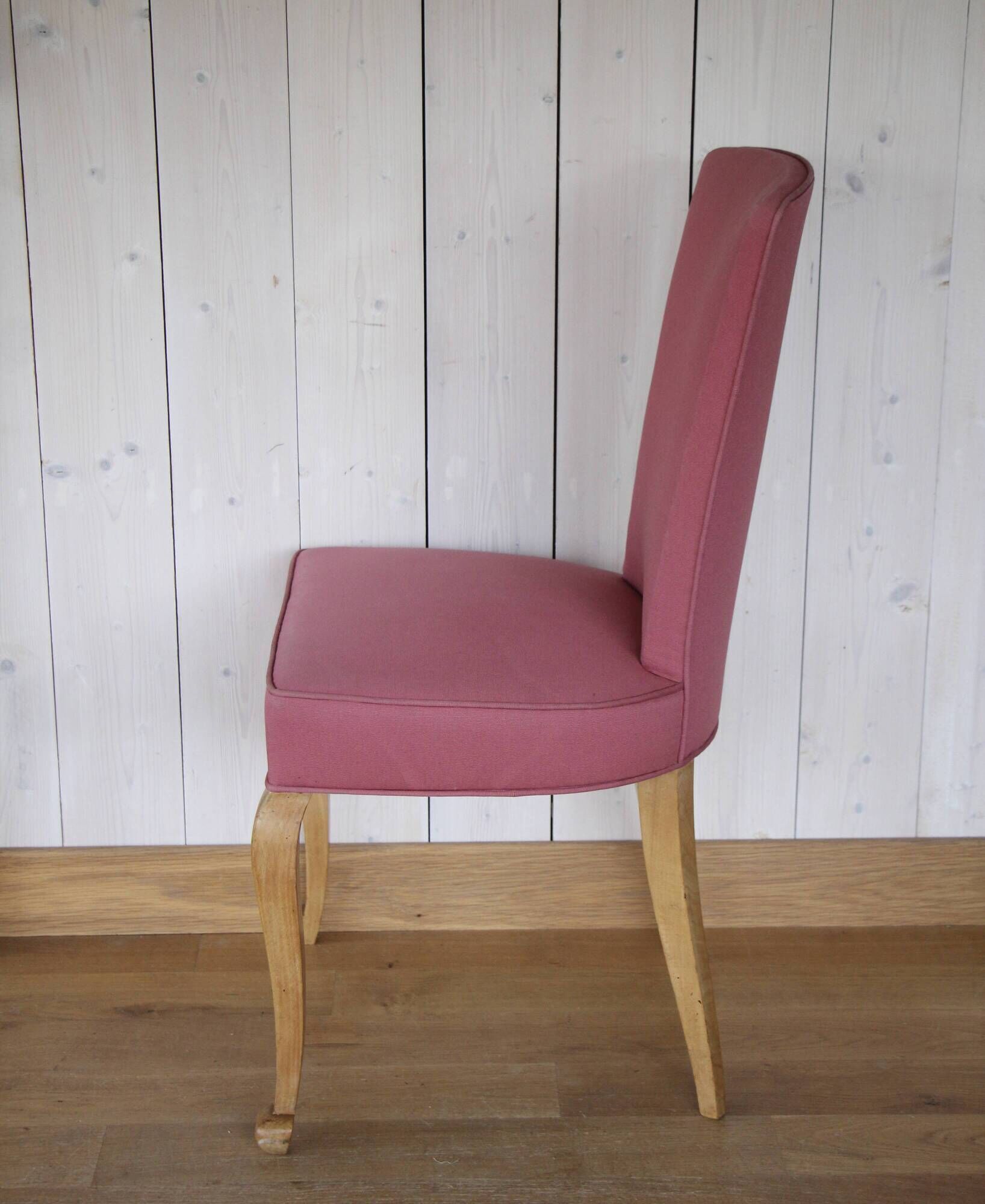 Upholstered chair in Scandinavian style
