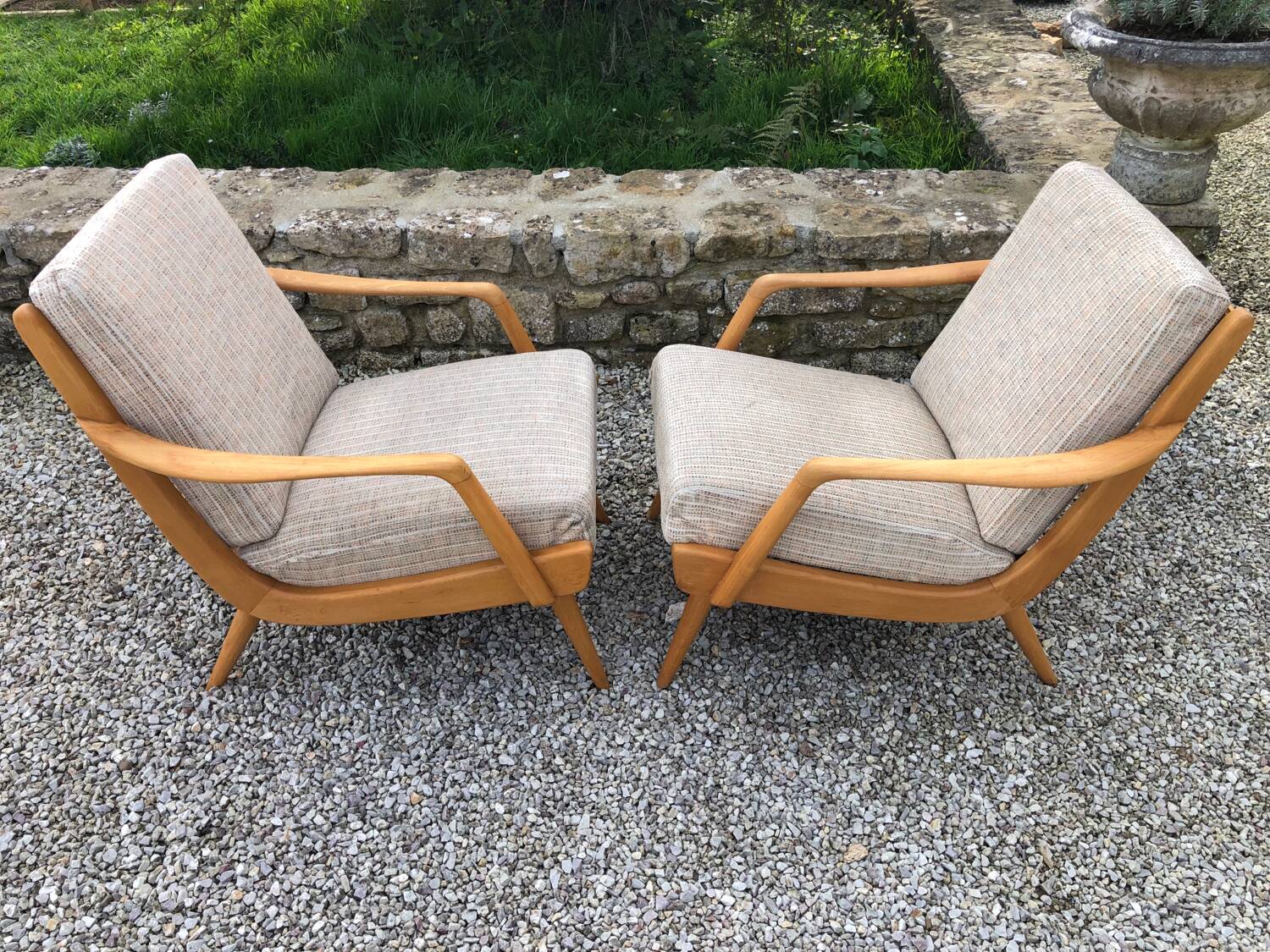 Pair of vintage armchairs