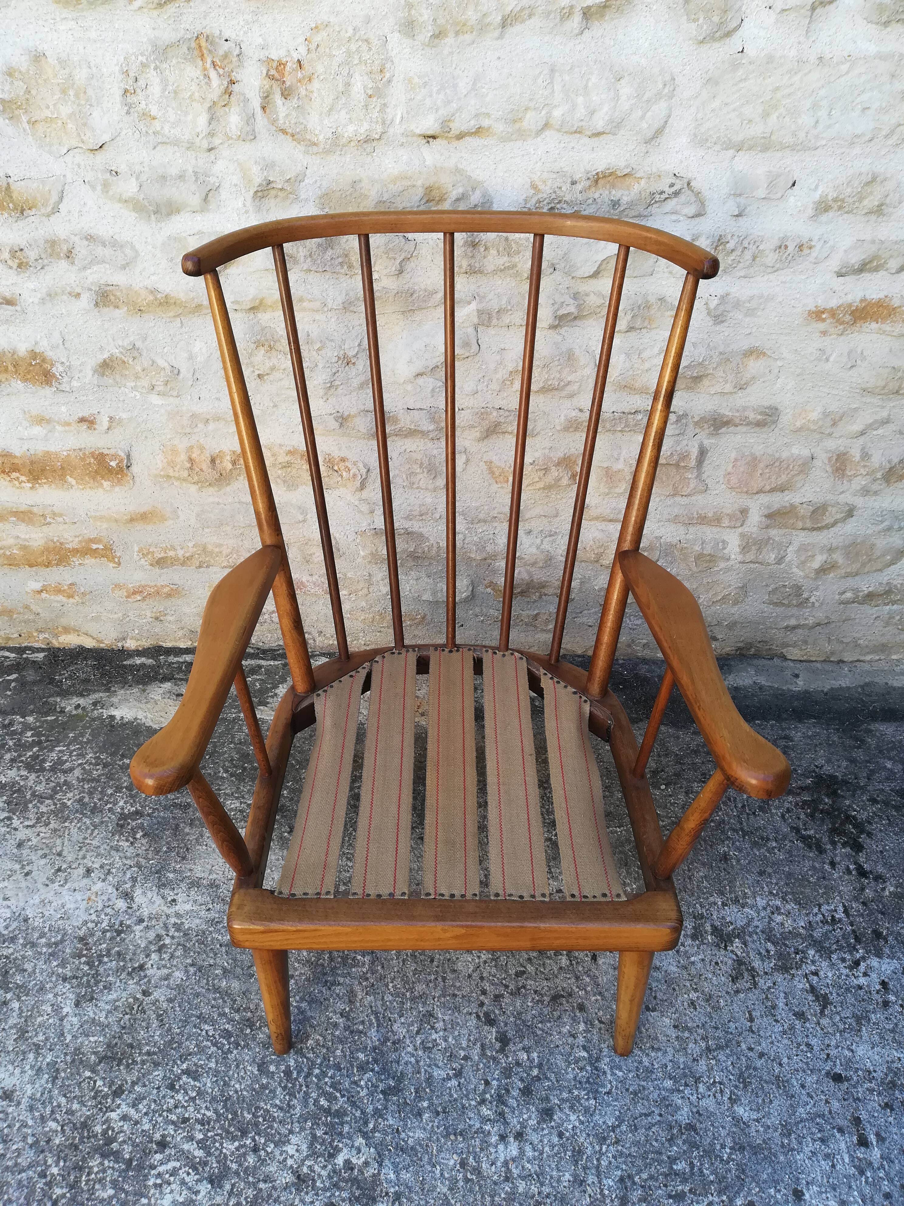 Baumann fan armchair