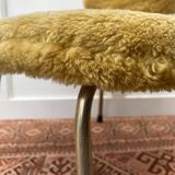 Chaise "moumoute" enfant années 60-70