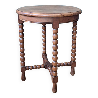 Table d'appoint pieds en bois tourné