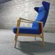 Fauteuil inclinable chaise longue lounge chair années 50 style kofod larsen  Sven Ivar Dysthe