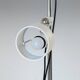 Mid Century Modern White Metal Floor Lamp by Elio Martinelli, 1970s