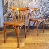 Pair of vintage bistro chairs