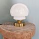 Lampe globe opaline