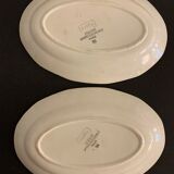 Pair of raviers Digoin Sarreguemines model Bastia