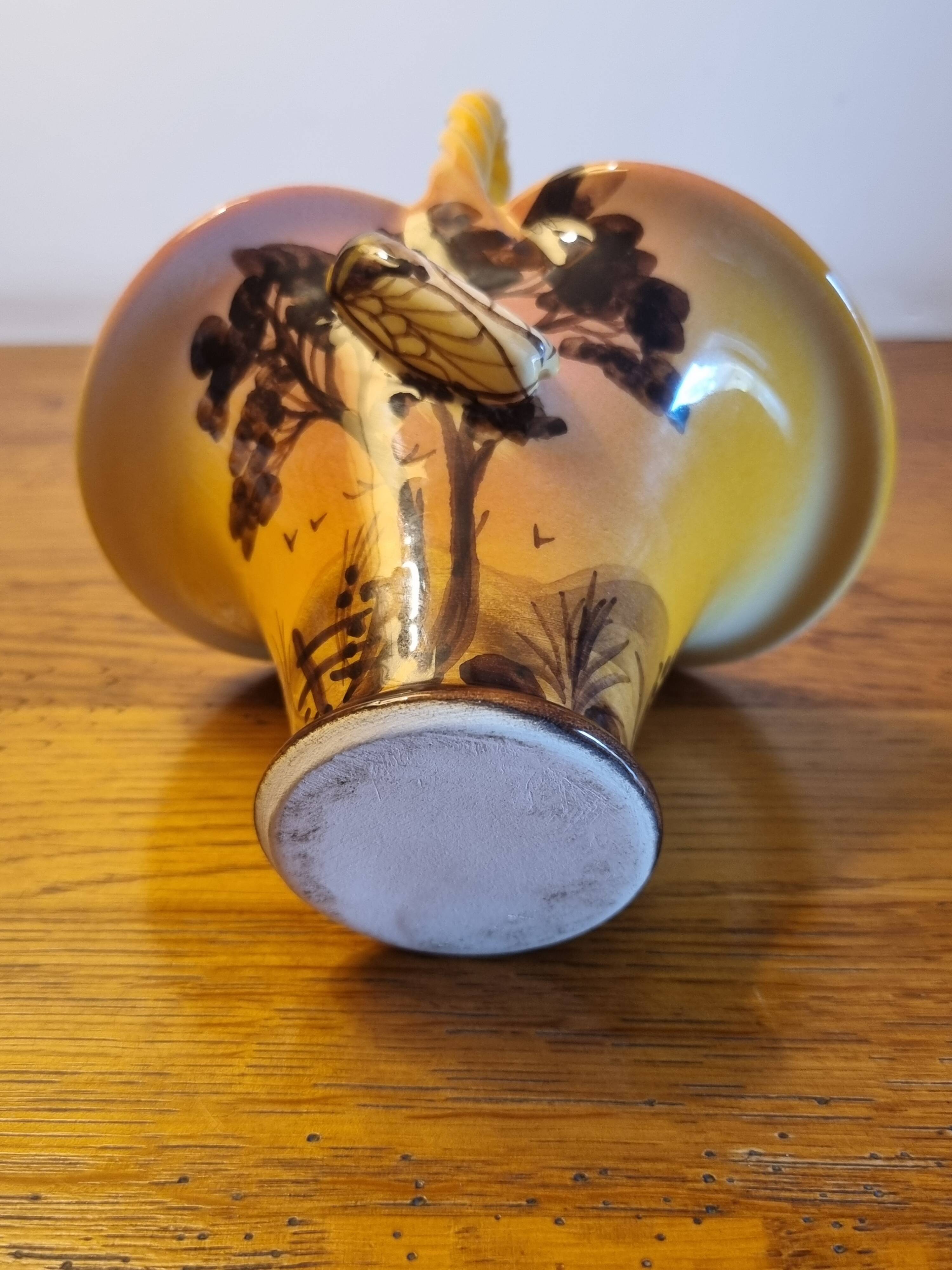 coupe corbeille en céramique modèle provençal avec cigale
