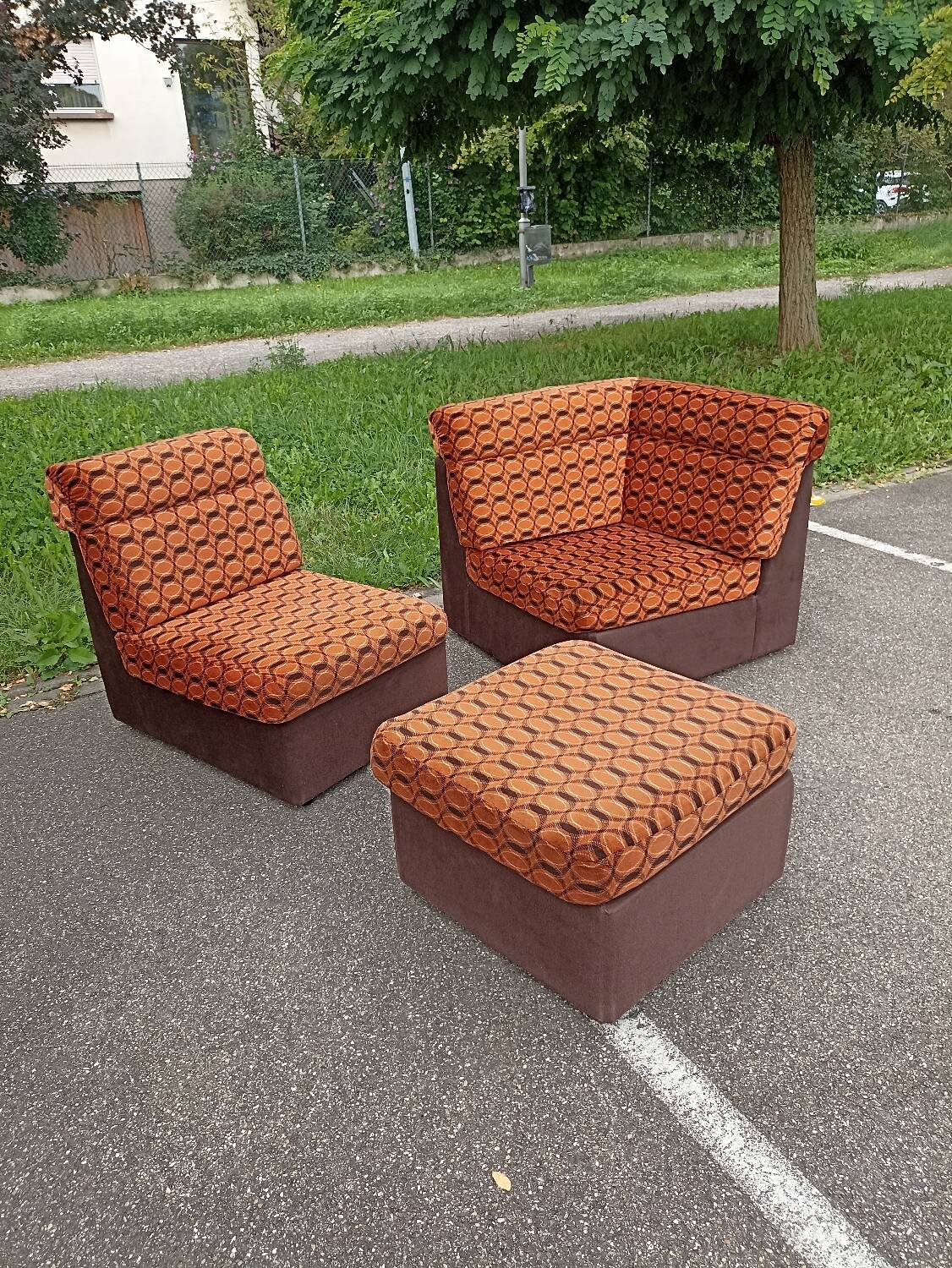 Vintage modular sofa