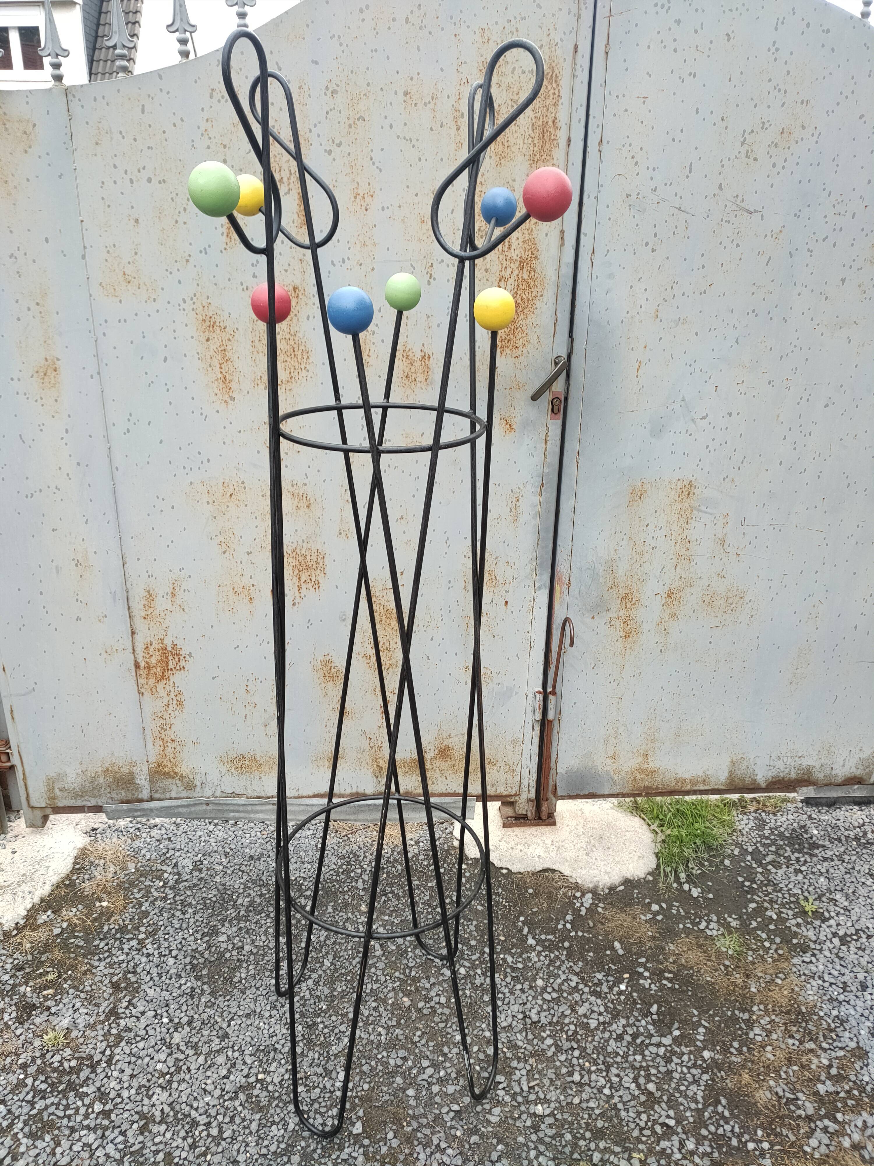 vintage treble clef coat rack
