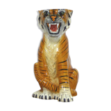 Vintage tiger umbrella holder 1970