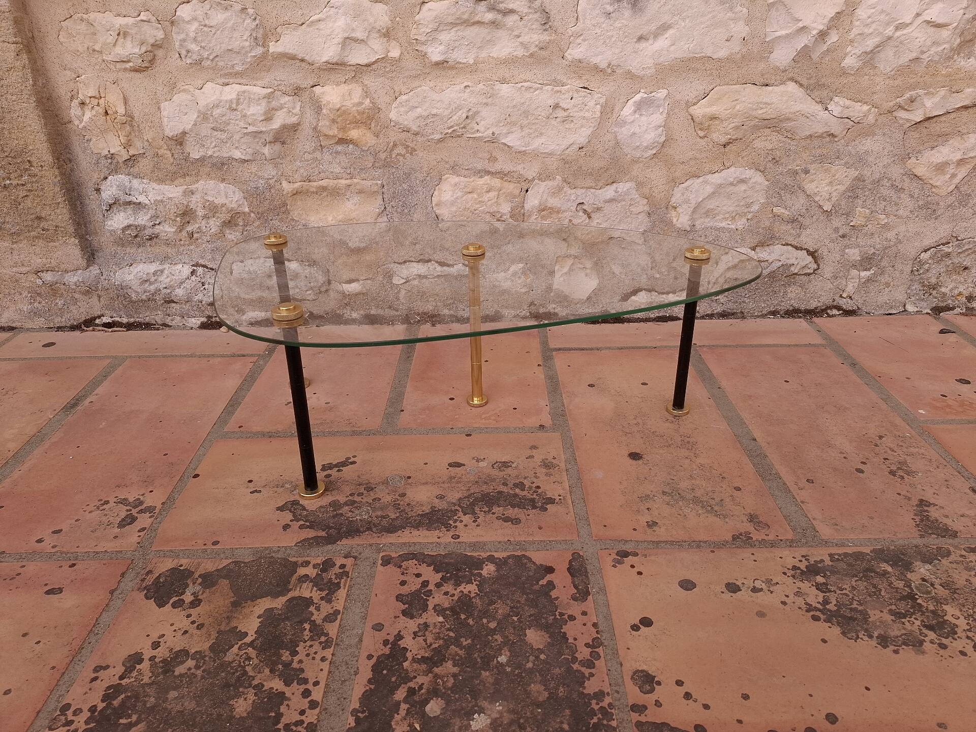 Table basse forme libre, années 1960