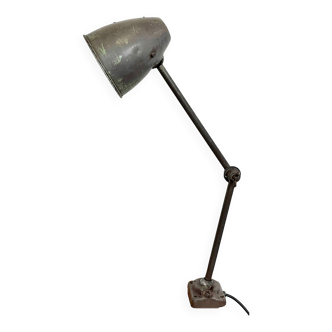 Brown Industrial Workshop Table Lamp, 1960s