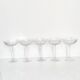 Set of 5 crystal champagne glasses from Saint-Louis | Gavarni model