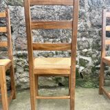 6 straw chairs 1960