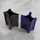 Angelo Mangiarotti, pair of mid-century vases for Fratelli Brambilla, 1960s