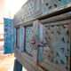 Ancient Indian furniture Damchiya blue
