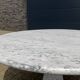 Angelo Mangiarotti M1 eettafel Skipper Carrara marmer 130cm