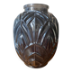 Vase style art deco gris
