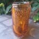 Bubble glass vase