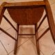 Antique chair with woven straw seat – French rustic style