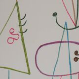 Joan MIRO: Family under the star, signed lithograph