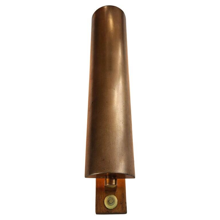 Very rare copper wall lamp, Art Deco, 1930s