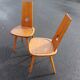 Pair of brutalist chairs