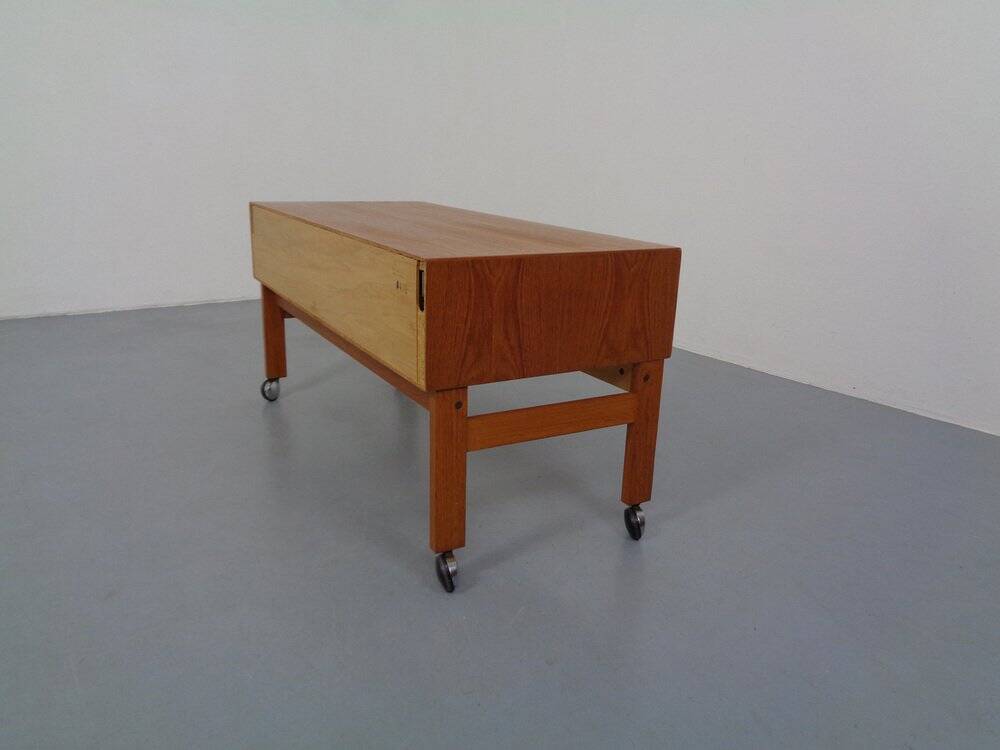 Rollable Chest of Drawers by Rud Thygesen & Johnny Sorensen for Hansen & Guldborg Furniture, Denmark, 1960s