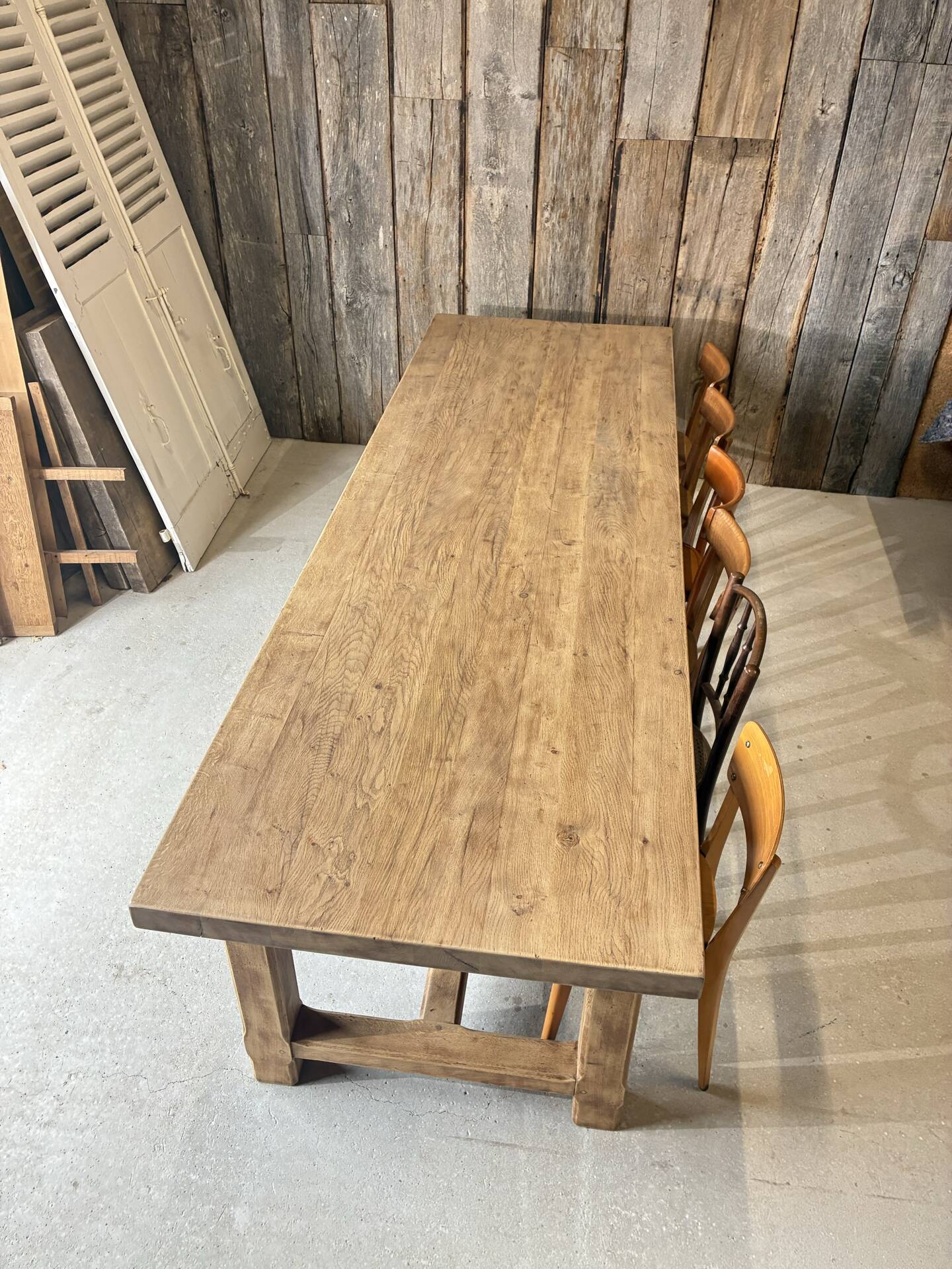 XXL farmhouse table in solid oak