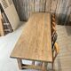 XXL farmhouse table in solid oak