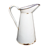 White enamel pitcher