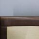 Danish mid-century three-seat brown leather sofa, 1970s