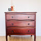 Solid wood chest of drawers