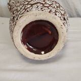 Cracked ceramic vase from the 70s