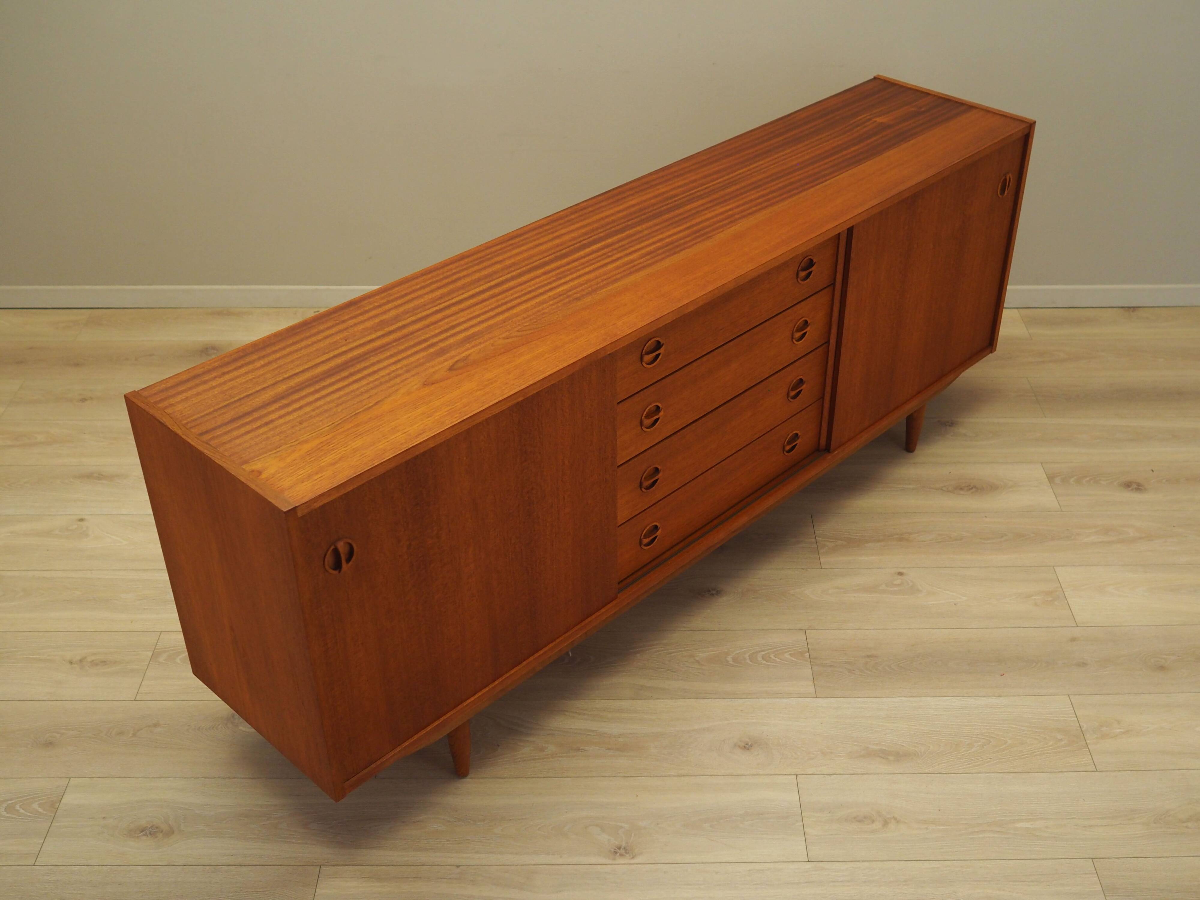 Teak sideboard, Danish design, 1970s, production: Denmark