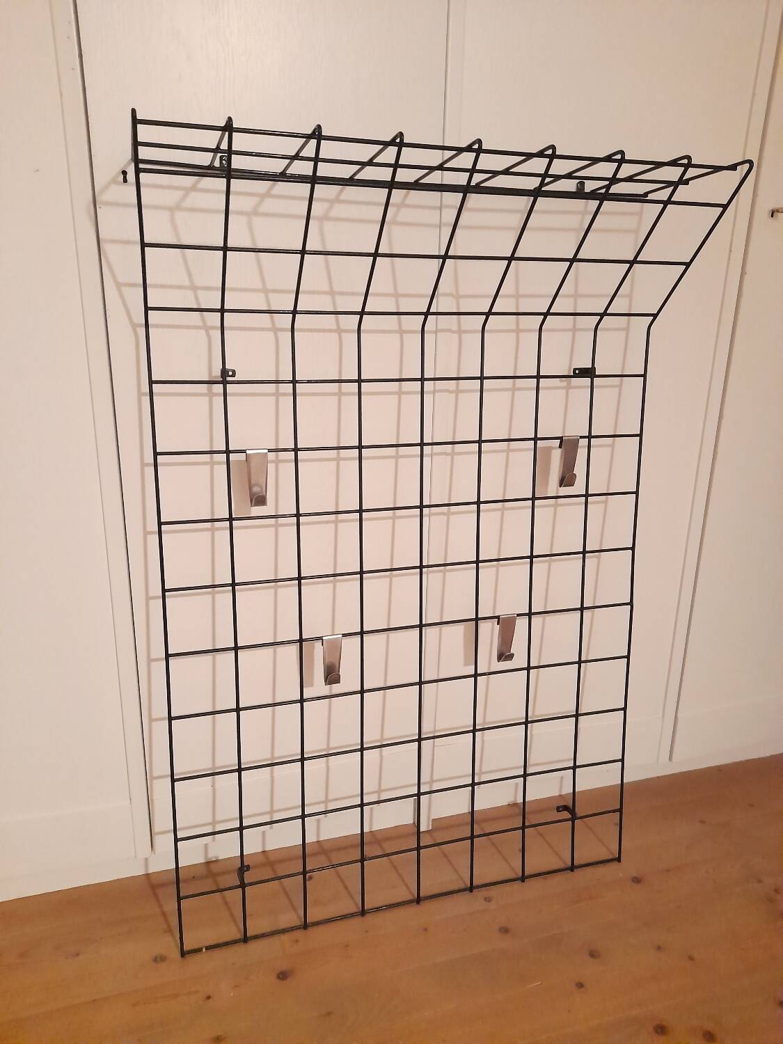 Karl Fichtel wall-mounted coat rack, 1960s