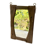 Folk art mirror